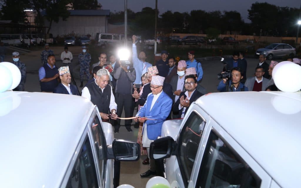 निर्वाचन आयोगलाई भारत सरकारद्वारा ८० वटा सवारी साधन प्रदान
