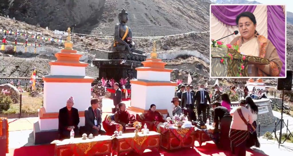 मुक्तिनाथ हिन्दू र बौद्धमार्गीको आस्थाको धरोहर : राष्ट्रपति भण्डारी