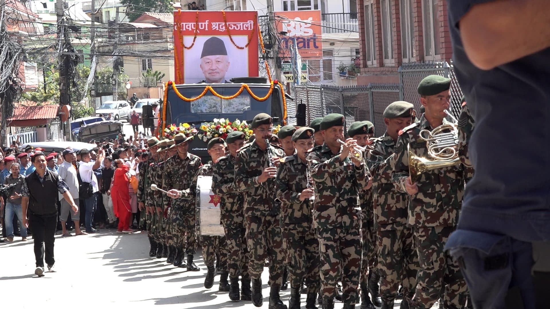 संविधान सभाका अध्यक्ष नेम्वाङको राजकीय सम्मानसहित अन्तिम श्रद्धाञ्जली