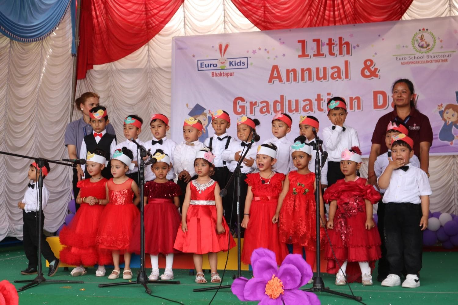 युरोकिड्स सृजनानगर , भक्तपुरको वार्षिकोत्सव तथा दिक्षान्त समारोह भव्य रूपमा सम्पन्न