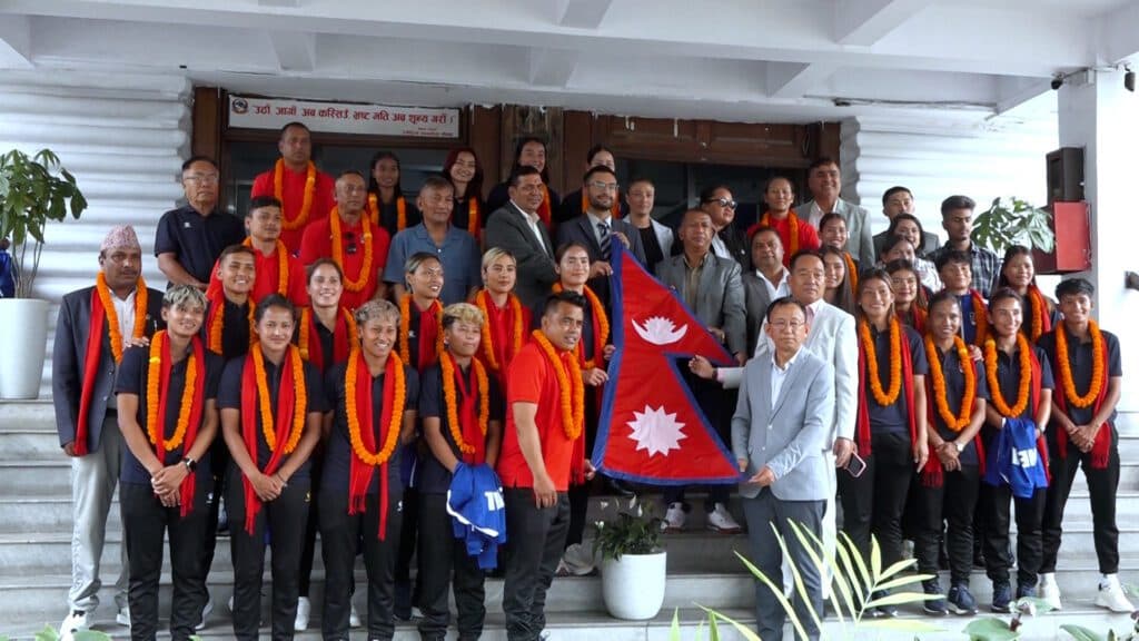 राज्यको तर्फबाट खेलकुद क्षेत्रलाई पर्याप्त सम्मान र सुविधा दिन सकिएको छैन : मन्त्री पोखरेल