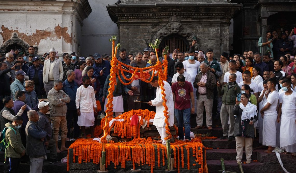 पूर्वसभामुख ढुंगानाको पशुपति आर्यघाटमा गरियो अन्त्येष्टि