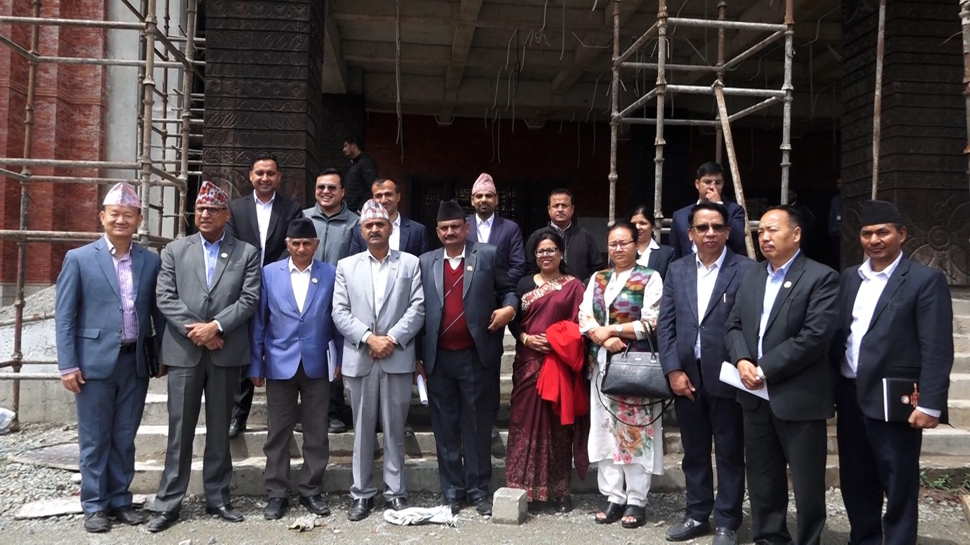 संयुक्त समितिद्वारा नयाँ संसद भवनको अवलोकन