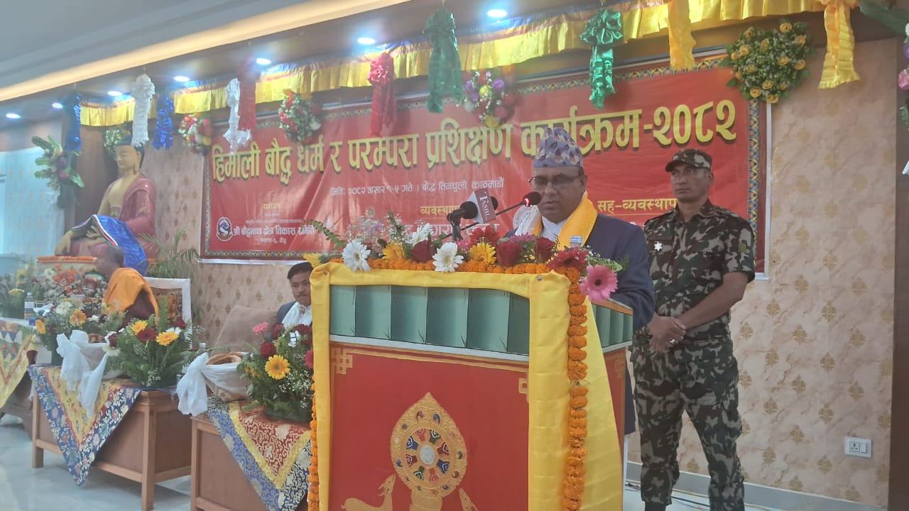 चीन र भारतका लागि आस्थाको केन्द्र हो नेपाल : मन्त्री पाण्डे