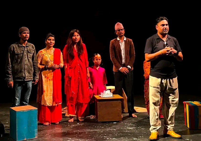 कुप्रथा छाउगोठबिरुद्धको नाटक ‘रातो भुमरी’