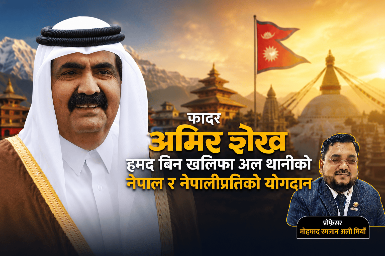 शेख हमद बिन खलिफा अल थानी र नेपालको आत्मीय सम्बन्ध